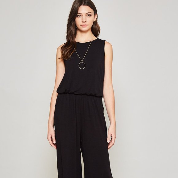 Beeson River Pants & Jumpsuits New Black Jumpsuit Romper Bohemian